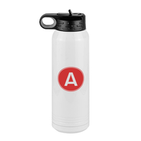 Thumbnail for Personalized Initial Water Bottle (30 oz) - Left View