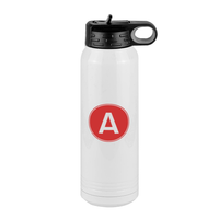 Thumbnail for Personalized Initial Water Bottle (30 oz) - Right View