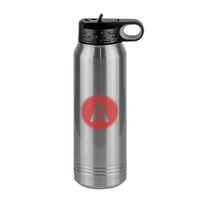 Thumbnail for Personalized Initial Water Bottle (30 oz) - Right View