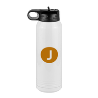 Thumbnail for Personalized Initial Water Bottle (30 oz) - New York Subway J Train - Left View