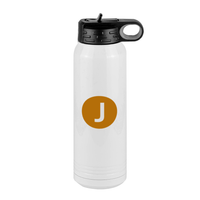 Thumbnail for Personalized Initial Water Bottle (30 oz) - New York Subway J Train - Right View