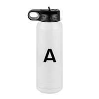Thumbnail for Personalized Initial Water Bottle (30 oz) - Left View