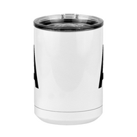 Thumbnail for Personalized Initial Coffee Mug Tumbler with Handle (15 oz) - Front View
