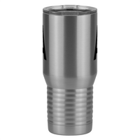 Thumbnail for Personalized Initial Tall Travel Tumbler (20 oz) - Front View