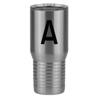 Thumbnail for Personalized Initial Tall Travel Tumbler (20 oz) - Right View