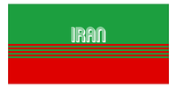 Thumbnail for Personalized Iran Beach Towel - Front View