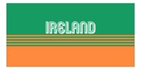 Thumbnail for Personalized Ireland Beach Towel - Front View