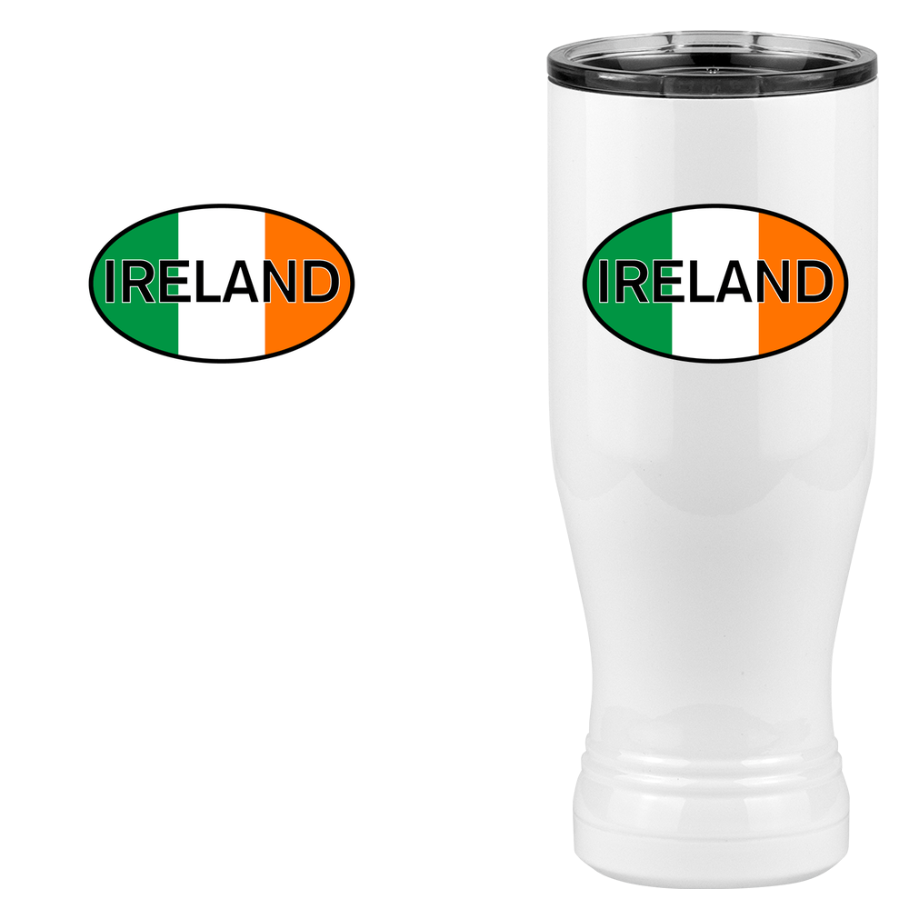 Ireland Pilsner Tumbler (20 oz) - Design View