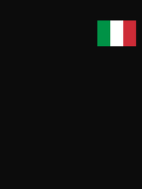 Thumbnail for Italy Flag T-Shirt - Black - Decorate View