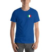 Thumbnail for Italy Flag T-Shirt - Blue - Shirt View