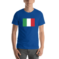 Thumbnail for Italy Flag T-Shirt - Blue - Shirt View
