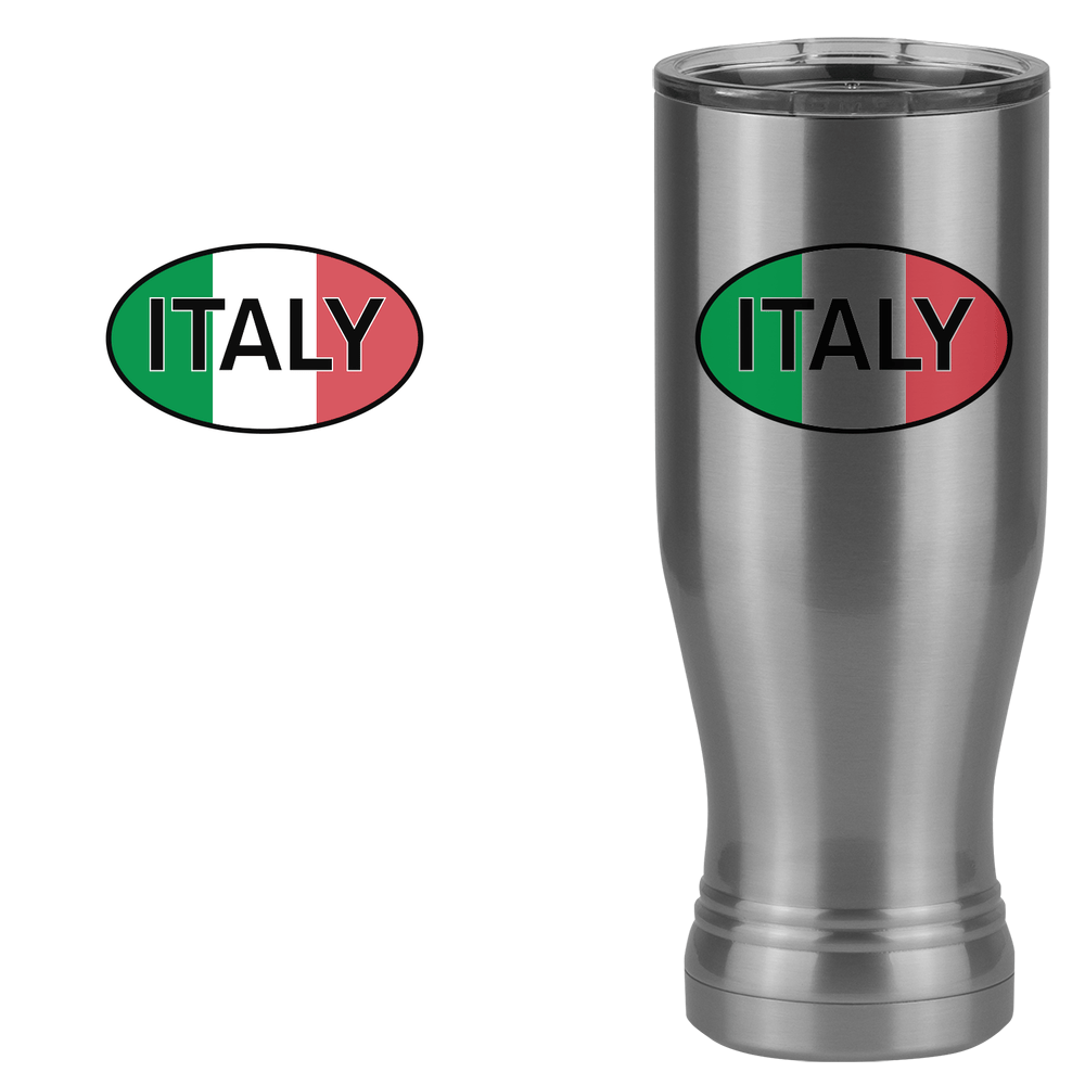 Italy Pilsner Tumbler (20 oz) - Design View