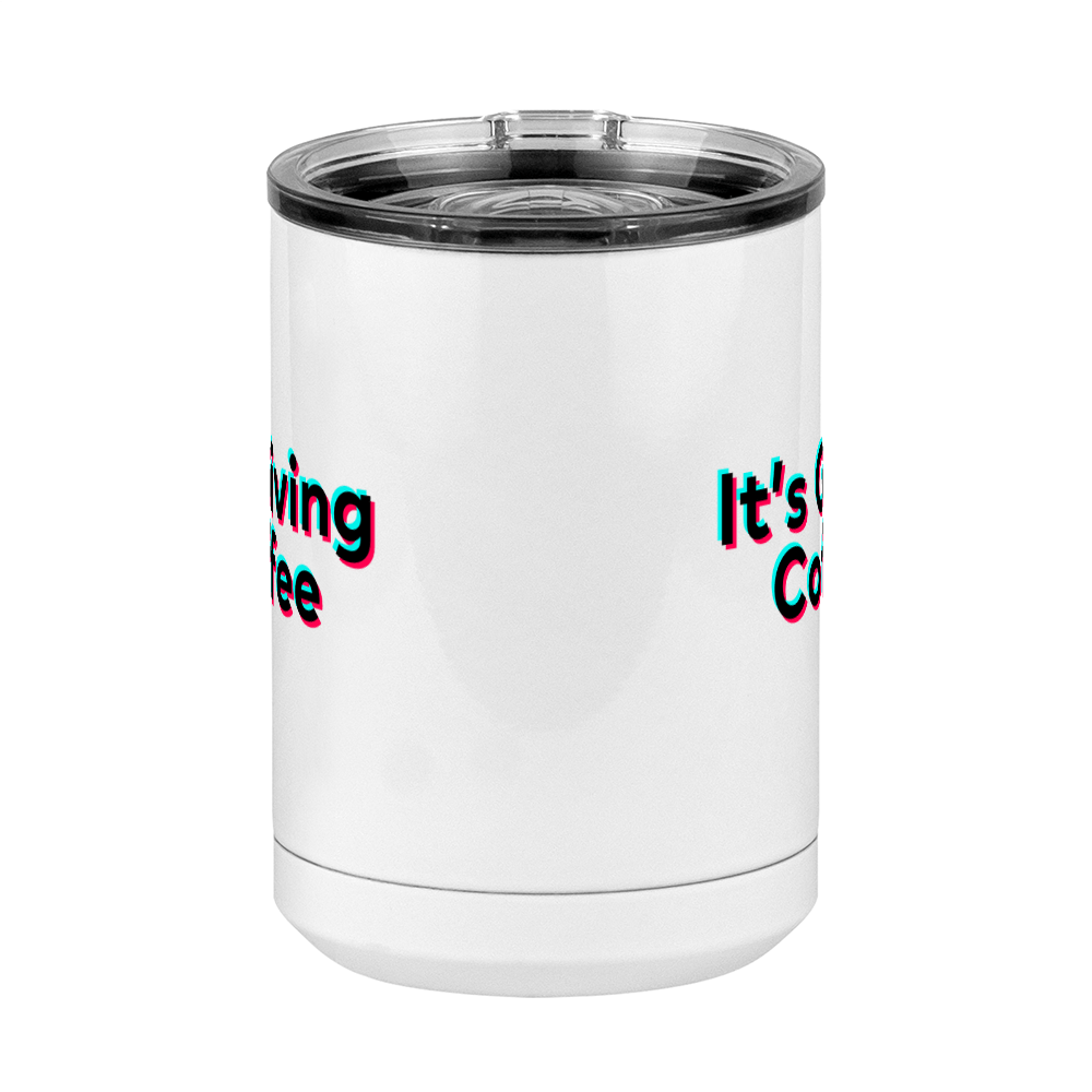 It's Giving Coffee Mug Tumbler with Handle (15 oz) - TikTok Trends - Front View