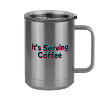 Thumbnail for It's Serving Coffee Mug Tumbler with Handle (15 oz) - TikTok Trends - Right View