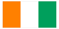 Thumbnail for Ivory Coast Flag Beach Towel - Front View