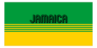 Thumbnail for Personalized Jamaica Beach Towel - Front View