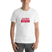 Thumbnail for Japan Soccer T-Shirt - White - Shirt View