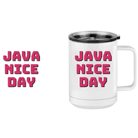 Thumbnail for Java Nice Day Coffee Mug Tumbler with Handle (15 oz) - Design View