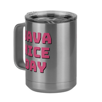 Thumbnail for Java Nice Day Coffee Mug Tumbler with Handle (15 oz) - Front Left View
