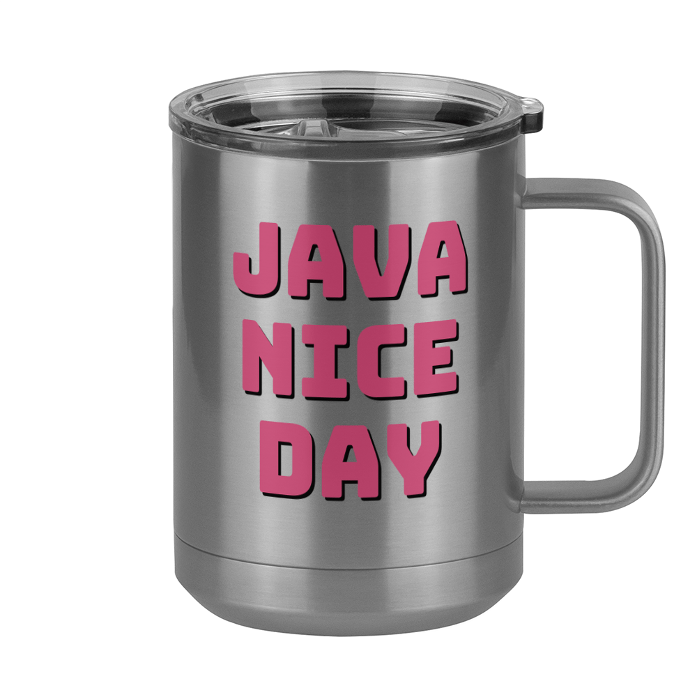 Java Nice Day Coffee Mug Tumbler with Handle (15 oz) - Right View