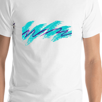 Thumbnail for Jazz Cup T-Shirt - White - Shirt Close-Up View