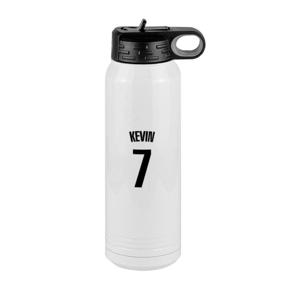 Personalized Jersey Number Water Bottle (30 oz) - Right View
