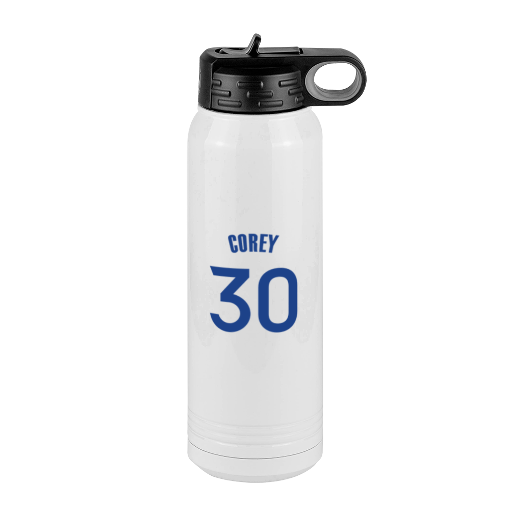 Personalized Jersey Number Water Bottle (30 oz) - Right View