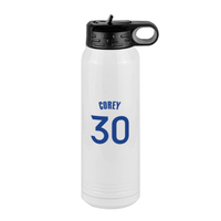 Thumbnail for Personalized Jersey Number Water Bottle (30 oz) - Right View