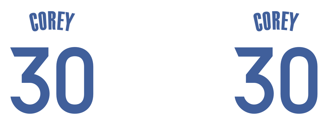 Personalized Jersey Number Water Bottle (30 oz) - Graphic View