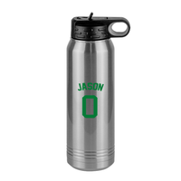 Thumbnail for Personalized Jersey Number Water Bottle (30 oz) - Right View