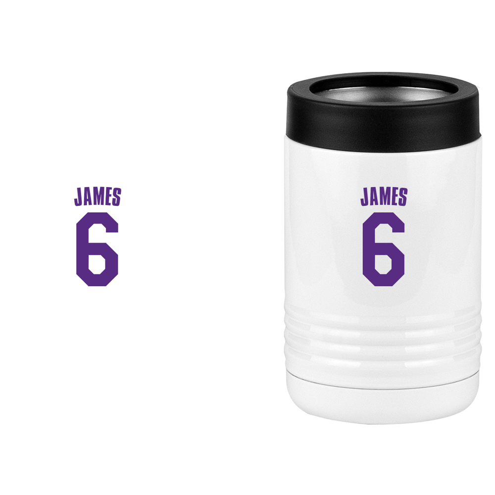 Personalized Jersey Number Beverage Holder - Design View