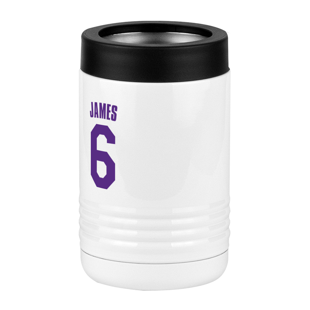 Personalized Jersey Number Beverage Holder - Front Left View