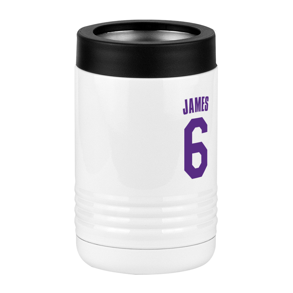 Personalized Jersey Number Beverage Holder - Front Right View