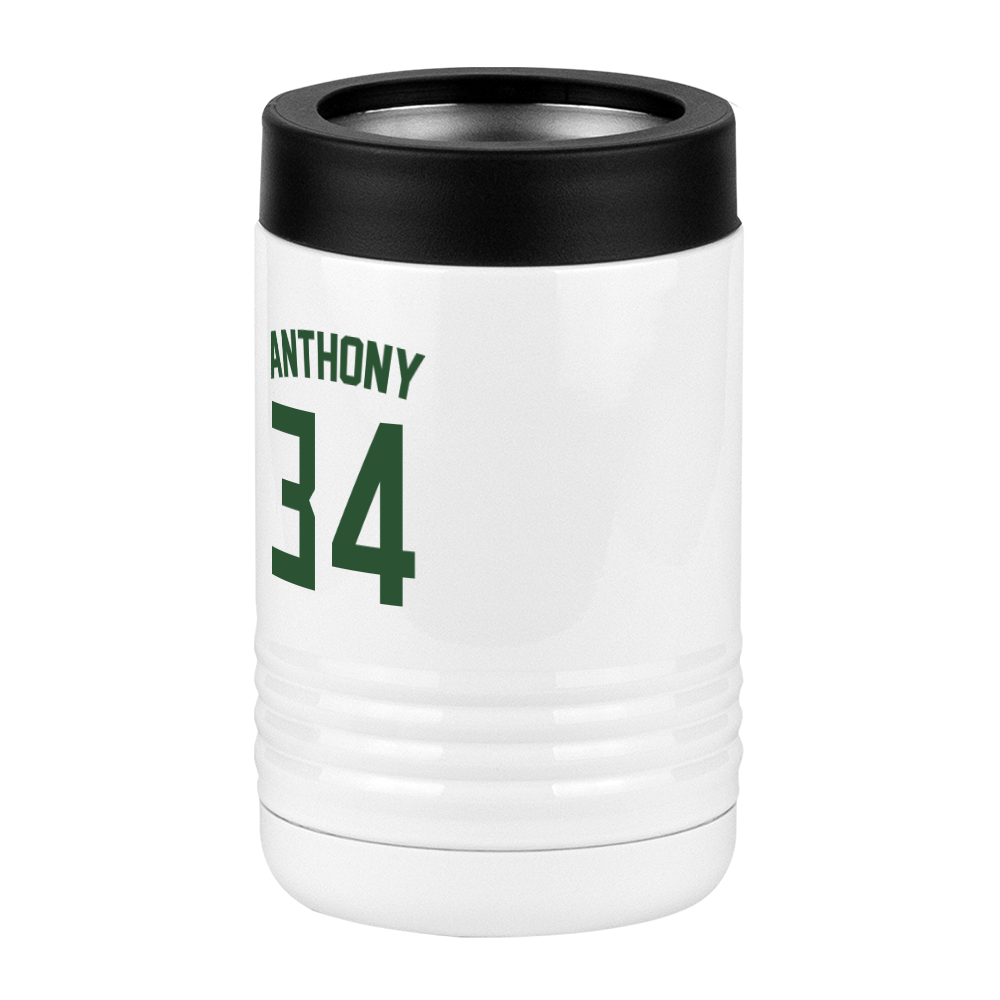 Personalized Jersey Number Beverage Holder - Front Left View