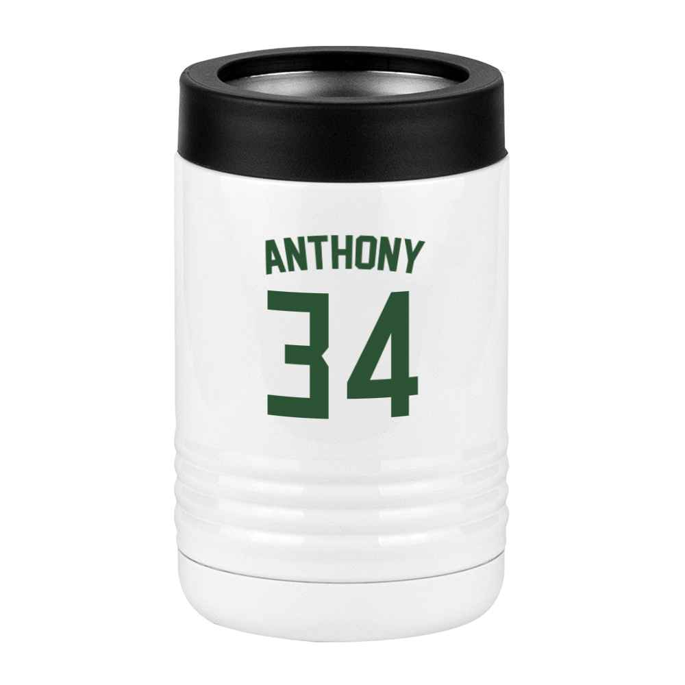 Personalized Jersey Number Beverage Holder - Left View