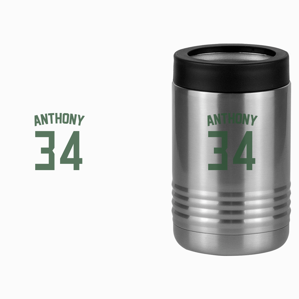 Personalized Jersey Number Beverage Holder - Design View