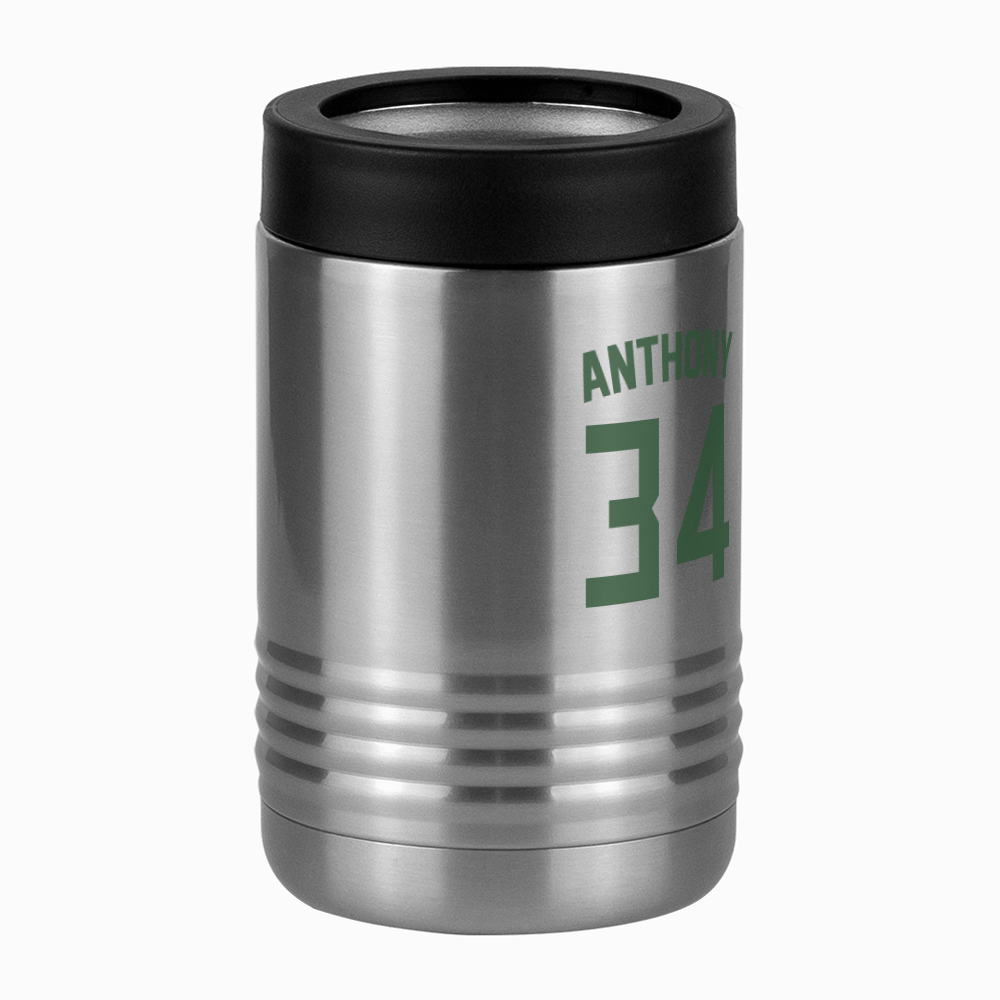 Personalized Jersey Number Beverage Holder - Front Right View