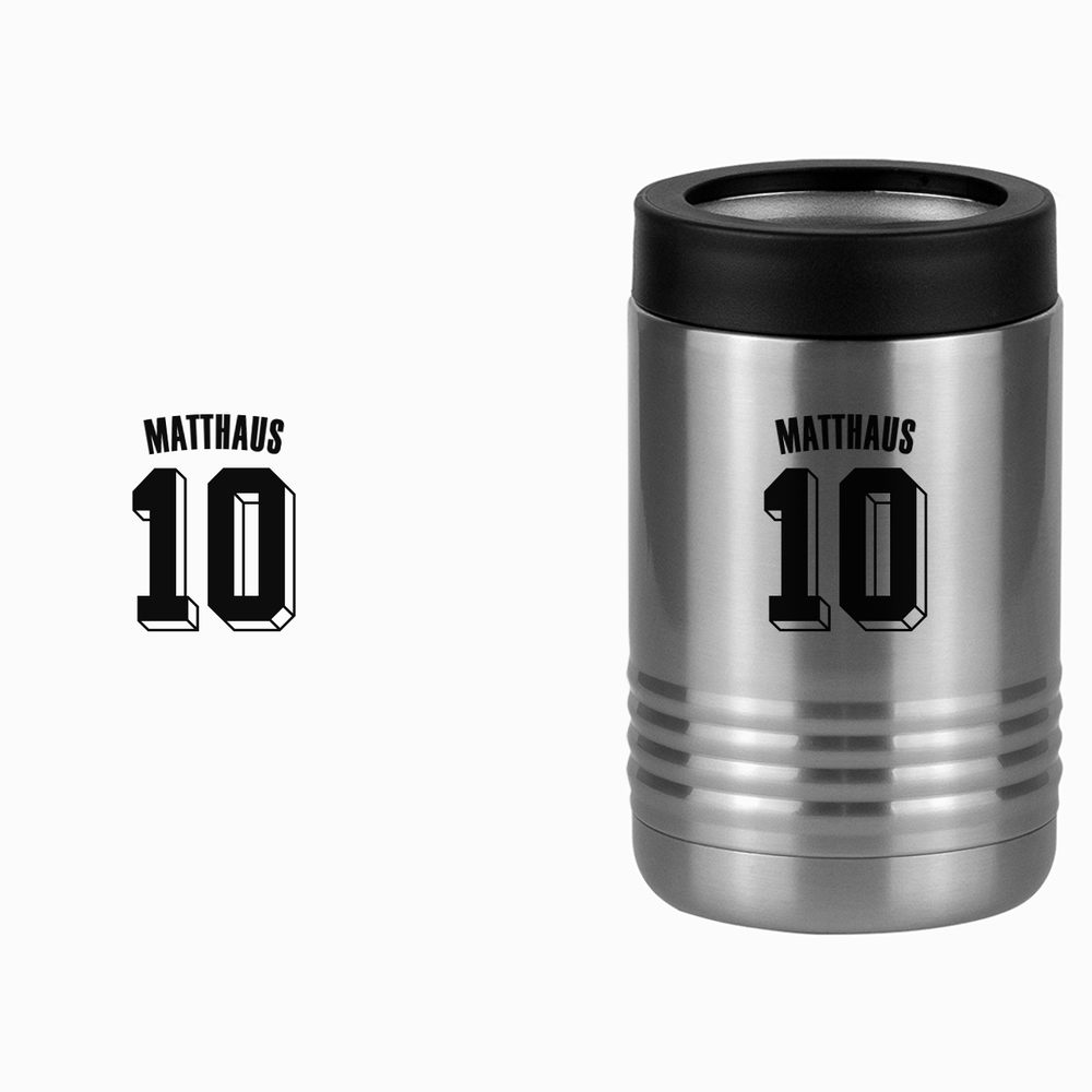 Personalized Jersey Number Beverage Holder - Germany - Design View