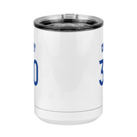 Thumbnail for Personalized Jersey Number Coffee Mug Tumbler with Handle (15 oz) - Front View