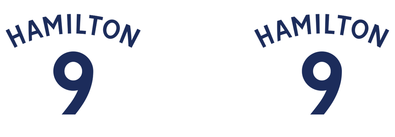 Personalized Jersey Number Coffee Mug Tumbler with Handle (15 oz) - English Soccer - Graphic View