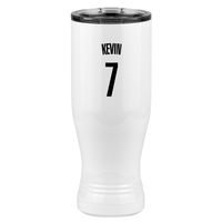 Thumbnail for Personalized Jersey Number Pilsner Tumbler (20 oz) - Right View