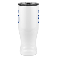 Thumbnail for Personalized Jersey Number Pilsner Tumbler (20 oz) - Front View