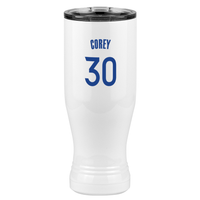 Thumbnail for Personalized Jersey Number Pilsner Tumbler (20 oz) - Right View