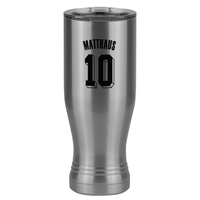 Thumbnail for Personalized Jersey Number Pilsner Tumbler (20 oz) - Germany - Left View