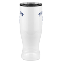 Thumbnail for Personalized Jersey Number Pilsner Tumbler (20 oz) - English Soccer - Front View