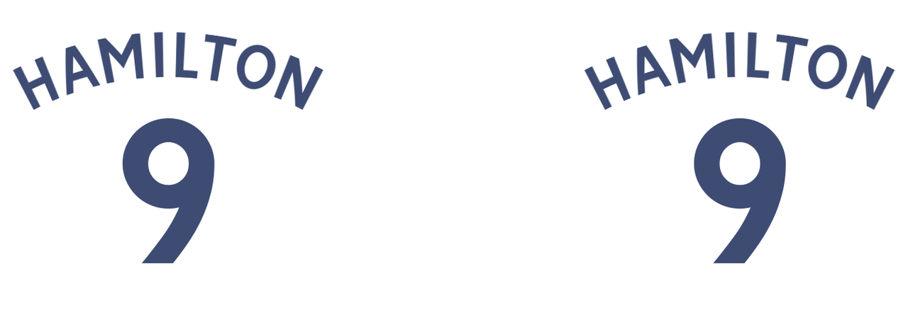 Personalized Jersey Number Pilsner Tumbler (20 oz) - English Soccer - Graphic View