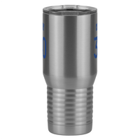 Thumbnail for Personalized Jersey Number Tall Travel Tumbler (20 oz) - Front View