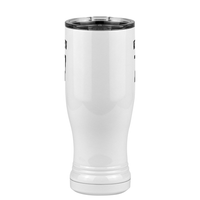 Thumbnail for Personalized Jersey Number Pilsner Tumbler (14 oz) - Front View