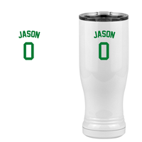 Thumbnail for Personalized Jersey Number Pilsner Tumbler (14 oz) - Design View