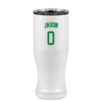 Thumbnail for Personalized Jersey Number Pilsner Tumbler (14 oz) - Right View
